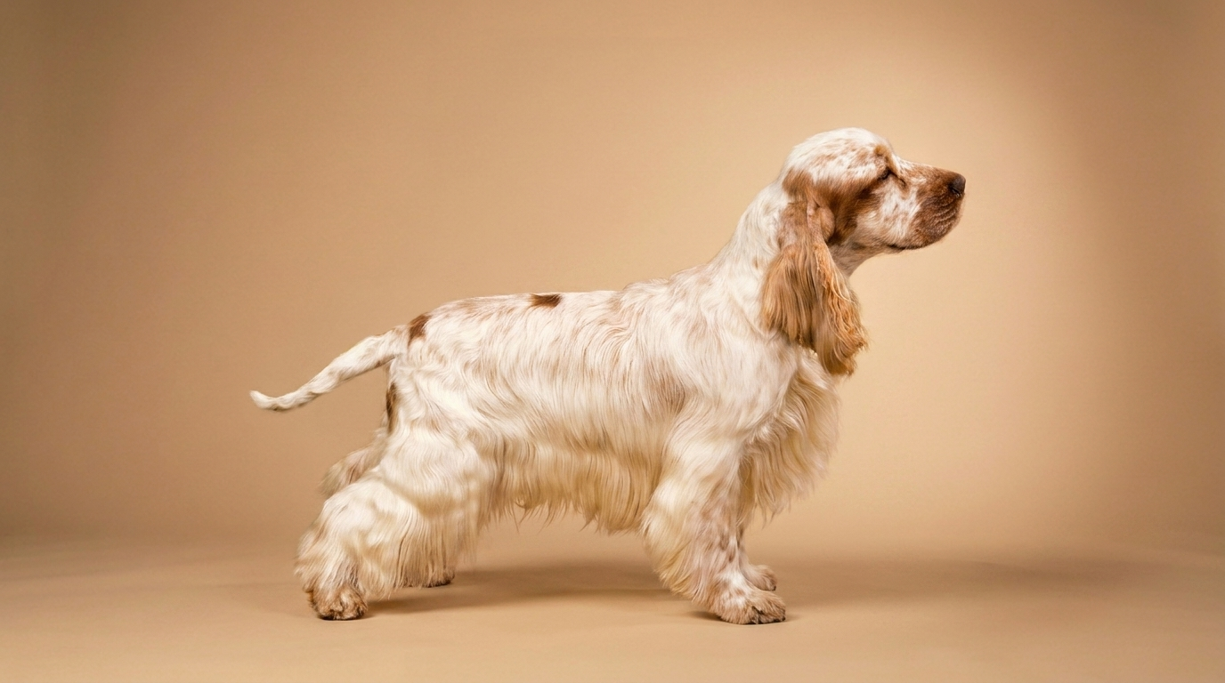 Brian di profilo in posa da show, mantello fluente