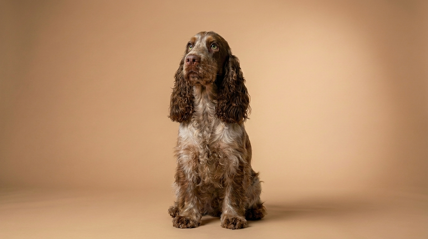 Felicity seduta in studio con sguardo verso l'alto